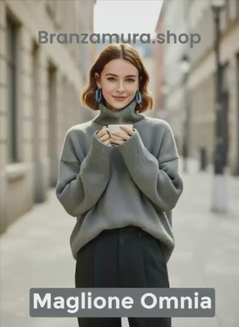 Maglione Omnia™ - Comfort Oversize a Collo Alto