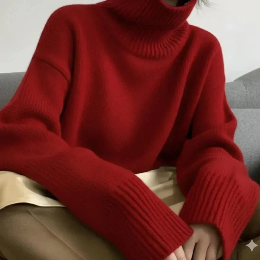 Maglione Omnia™ - Comfort Oversize a Collo Alto - Branzamura